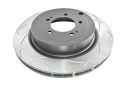 Rear DBA 4000 Series T3 Slotted Brake Discs to fit Mitsubishi Evo X