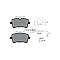 Audi RS6 C7 Rear Textar OEM Brake Pads