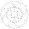 Front Grooved Brake Discs BD1128G