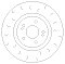 Front Brake Discs 240 mm to fit Honda Jazz Ii (GD)