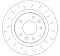 Rear C Hook Slotted Brake Discs BD1269C