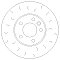 Front Brake Discs 308 mm to fit VW Multivan T5 (7HM, 7HN, 7HF, 7EF, 7EM, 7EN)