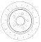 Rear Brake Discs 280 mm to fit Ford C-Max (DM2) Volvo and others