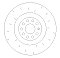 Front Brake Discs 345 mm to fit Audi A3 (8P1) Seat / Skoda / VW and others