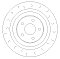 Rear Brake Discs 290 mm to fit Subaru Impreza Estate (GG)