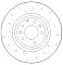 Front Brake Discs 323 mm to fit Mazda Rx-8 (SE, FE)