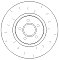 Front Brake Discs 320 mm to fit Ford Focus MK2 (DA_, HCP, DP)