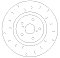 Front Brake Discs 326 mm to fit Subaru Forester (SG_)