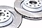 Rear Dimpled Grooved Brake Discs BD1471B