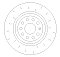 Rear Brake Discs 310 mm to fit Audi A3 (8P1) Cupra / Seat / Skoda / VW and others