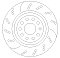 Rear Brake Discs 310 mm to fit Audi A3 (8P1) Cupra / Seat / Skoda / VW and others