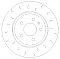 Rear C Hook Slotted Brake Discs BD1519C