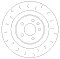Rear Brake Discs 330 mm to fit Audi A4 Allroad B9 (8WH, 8WJ) Porsche and others