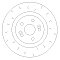 Front Brake Discs 312 mm to fit Renault Clio MK3 (BR0/1, CR0/1)