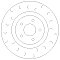 Front Brake Discs 324 mm to fit Nissan 350Z Coupe (Z33)