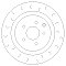 Rear Brake Discs 322 mm to fit Nissan 350Z Coupe (Z33)