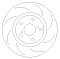 Front Grooved Brake Discs 295 mm to fit Toyota Avensis Estate (_T27_)