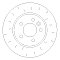 Front Brake Discs 303 mm to fit VW Amarok (2HA, 2HB, S1B, S6B, S7A, S7B)