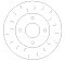 Rear Brake Discs 238 mm to fit Renault Clio MK1 (B/C57_, 5/357_)