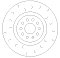 Front Brake Discs 340 mm to fit Audi A3 (8V1, 8VK) Cupra / Seat / Skoda / VW and others