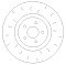 Front Brake Discs 336 mm to fit Ford Focus MK2 (DA_, HCP, DP)