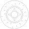 Front Brake Discs 278 mm to fit Ford B-Max (JK)