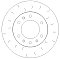 Front Brake Discs 302 mm to fit Ford Ranger (TKE)
