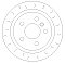 Rear Brake Discs 259 mm to fit Mini Mini (F55)