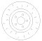 Front Brake Discs 345 mm to fit Audi A4 Allroad B8 (8KH) Porsche and others