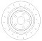 Rear Brake Discs 302 mm to fit Ford Focus MK3