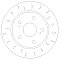 Rear Brake Discs 259 mm to fit Suzuki Swift Iv (FZ, NZ)