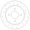 Rear Brake Discs 253 mm to fit Ford Fiesta MK5 (JH_, JD_) Panther / Tvr and others
