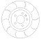 Rear Brake Discs 345 mm to fit BMW 1 Series (F20)