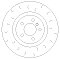 Rear Brake Discs 345 mm to fit BMW 1 Series (F20)