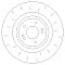 Front Brake Discs 345 mm to fit Hyundai I30 (PDE, PD, PDEN)