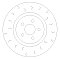 Front Brake Discs 325 mm to fit Jaguar F-Pace (X761) Land Rover and others