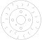 Front Brake Discs 238 mm to fit Toyota Corsa Hatchback (_L5_)