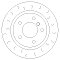 Rear Brake Discs 276 mm to fit BMW 3 Series (E36)