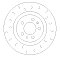 Front Brake Discs 280 mm to fit Audi A3 (8L1) Seat / Skoda / VW and others
