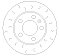 Rear Brake Discs 230 mm to fit Audi A1 (8X1, 8XK) Seat / Skoda / VW and others