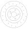 Front Brake Discs 293 mm to fit Subaru Brz (ZC6) Toyota and others