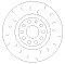 Front Brake Discs 312 mm to fit Audi A3 (8L1) Seat / Skoda / VW and others