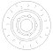 Rear Brake Discs 256 mm to fit Audi A3 (8L1) Seat / Skoda / VW and others