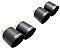 BMW M4 G82 Xforce 4" Black Quad Tips 4 Pack