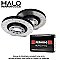 VW Golf R MK7 Front HALO C Hook Brake Discs with DS2500 Pads