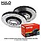 Fiesta ST Front Grooved Brake Discs and Mintex Brake Pads 1.6 ST180 ST200