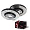 Golf R MK7 Front and Rear Slotted Brake Discs and High Friction Pads