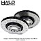 Rear C Hook Slotted Brake Discs BD2058C to fit BMW M140i 3.0 Turbo (340)