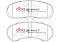 DBA Street Performance Brake Pads 139.4mm x 54.4mm DB1045SP - Front