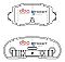 DBA Street Series Ceramic Brake Pads 116/139mm x 53.5/53.2mm DB1078SS - Rear